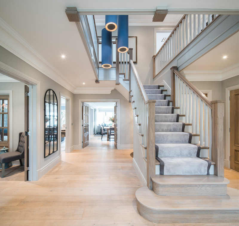 The Westbourne Bespoke Cut String Staircase