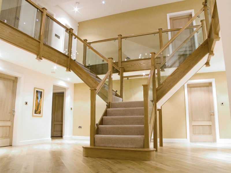 The Martonside Glass Balustrade Staircase